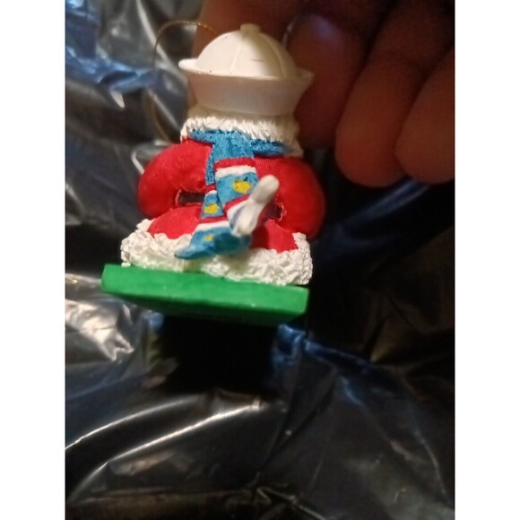 American Greetings Santa With Bear Snow Buddies 1999 Ornament (K) - Picture 5 of 6